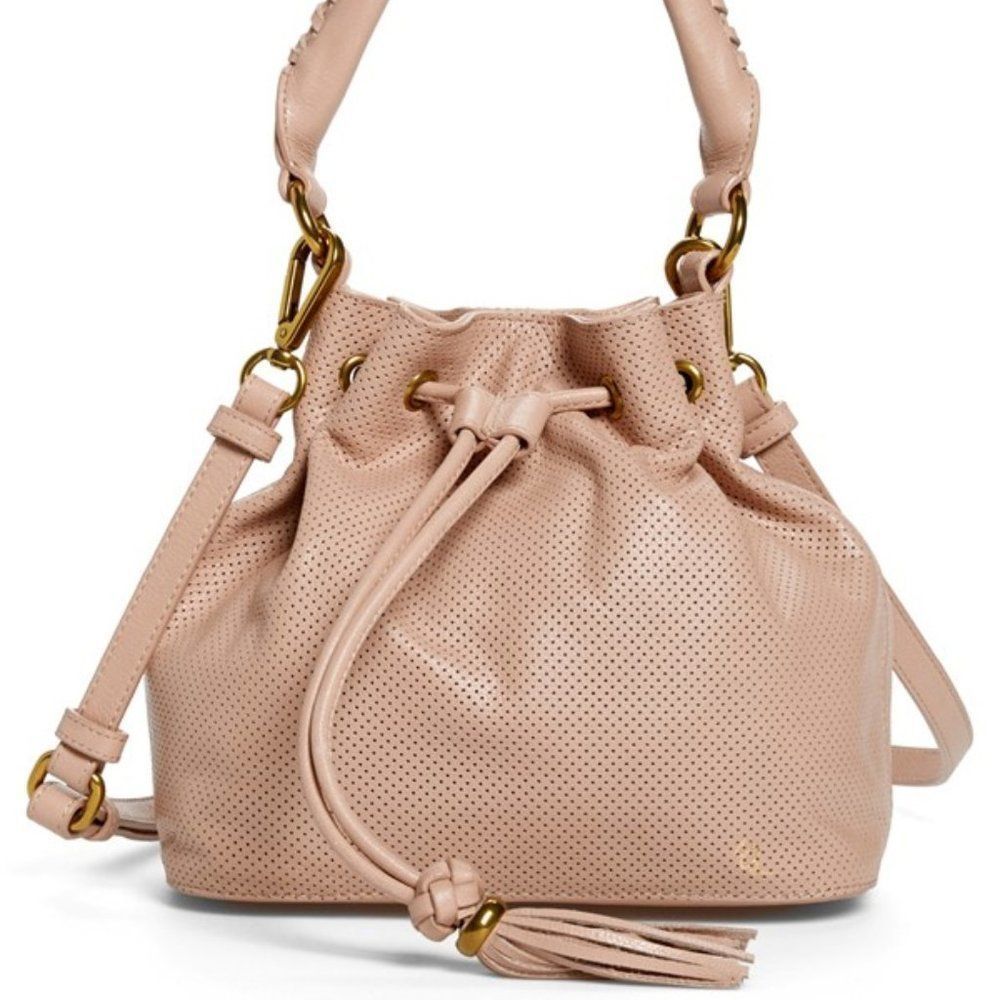 ELLIOTT LUCCA 'Gigi Bon Bon' Leather Bucket Bag